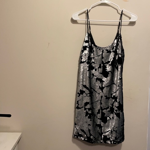 Sequence Black and Silver Party Dress - Picture 1 of 2